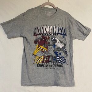 Dallas Cowboys 2014 Monday Night Matchup Redskins T-Shirt Mens Medium Gray NFL